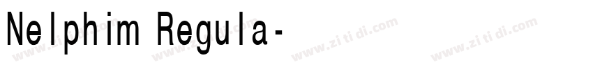 Nelphim Regula字体转换 Nelphim Regula字体转换